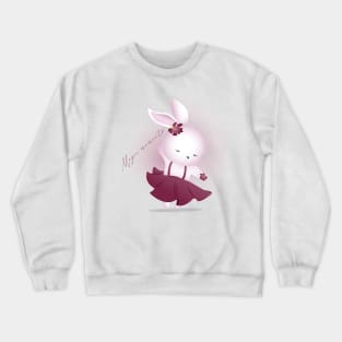 Magic moments bunny character Crewneck Sweatshirt